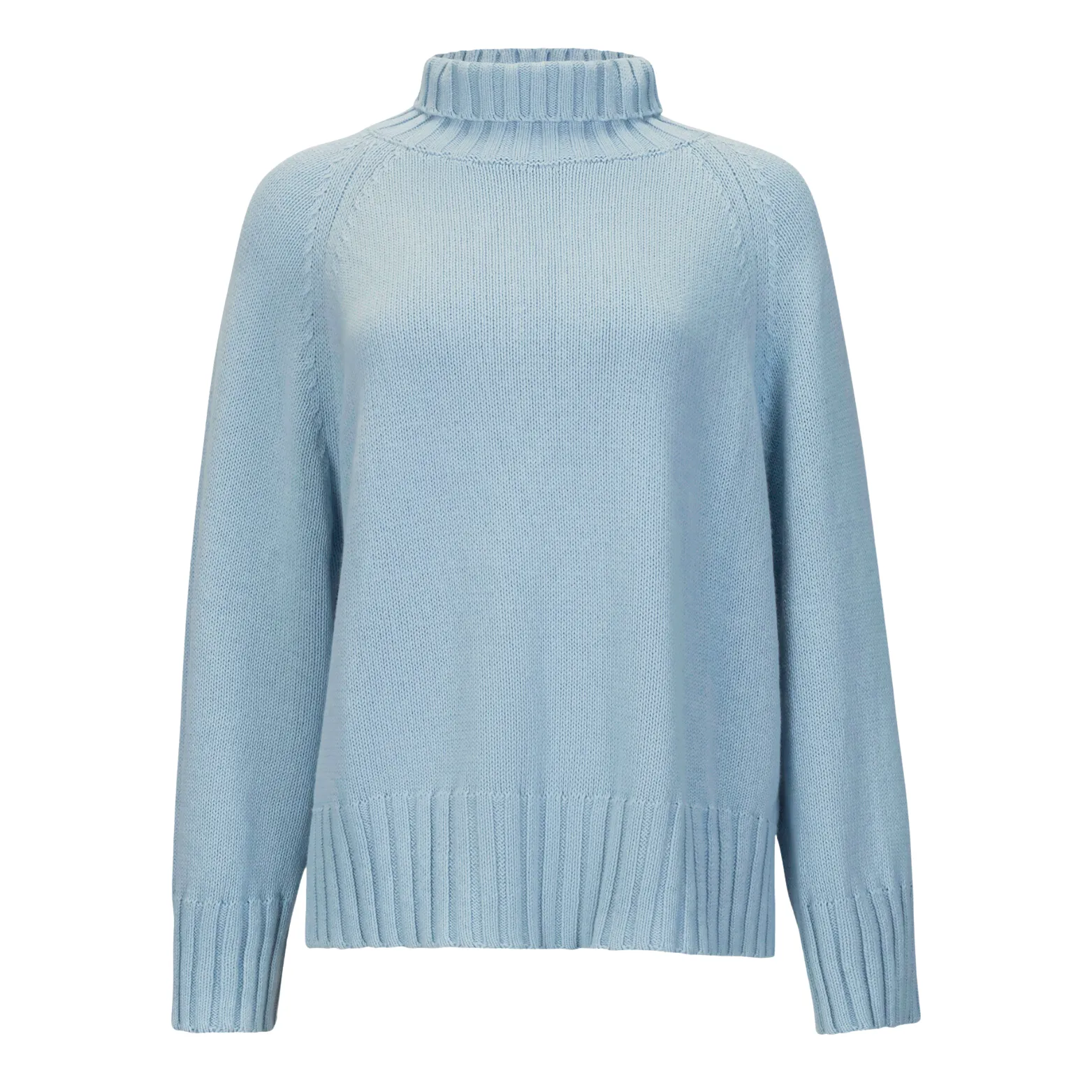 Alessandra Cotton and Cashmere Raglan Sleeve - Shearwater