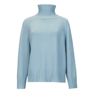 Alessandra Cotton and Cashmere Raglan Sleeve - Shearwater