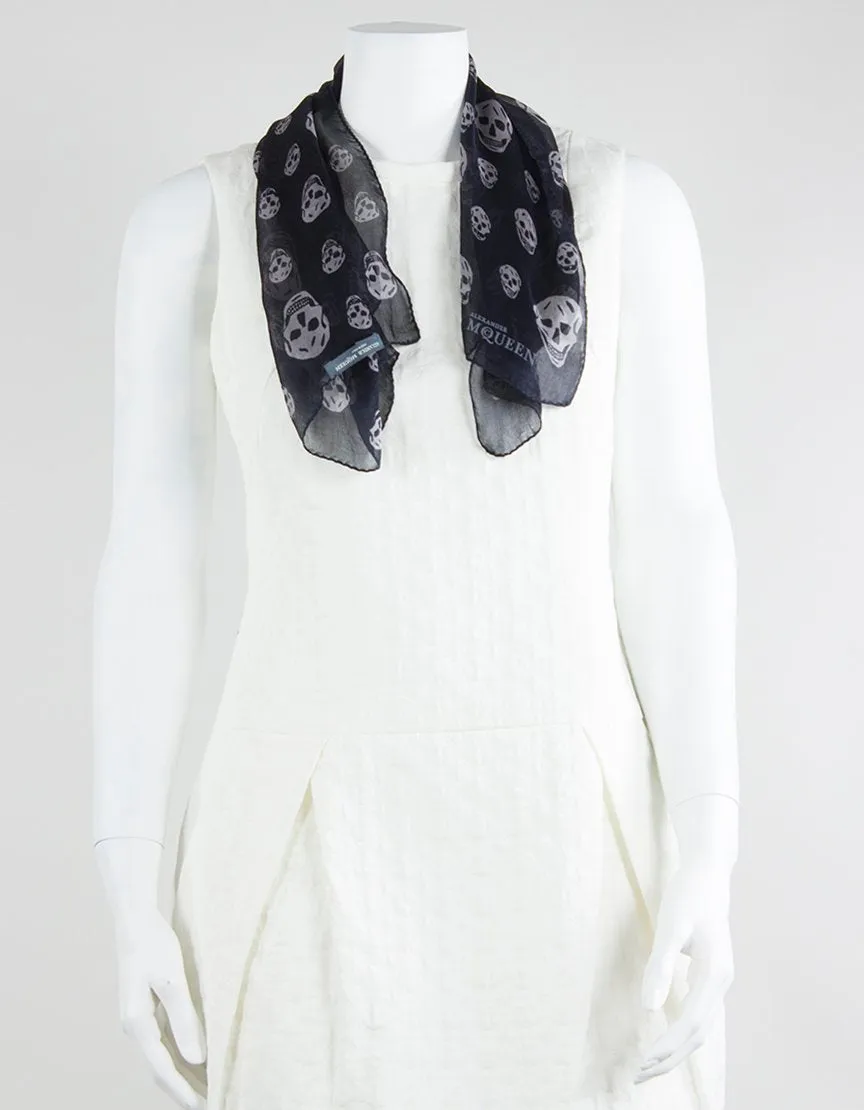 Alexander McQueen Skull Print Design Scarf