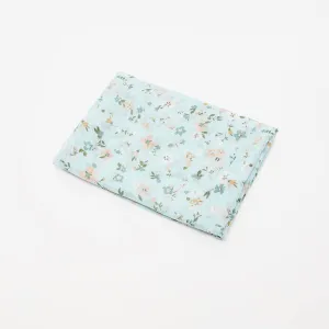 All-Over Floral Print Scarf - Green