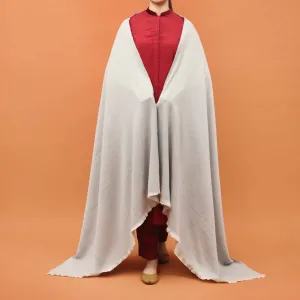 Beige Acrylic Winter Shawl PN4387