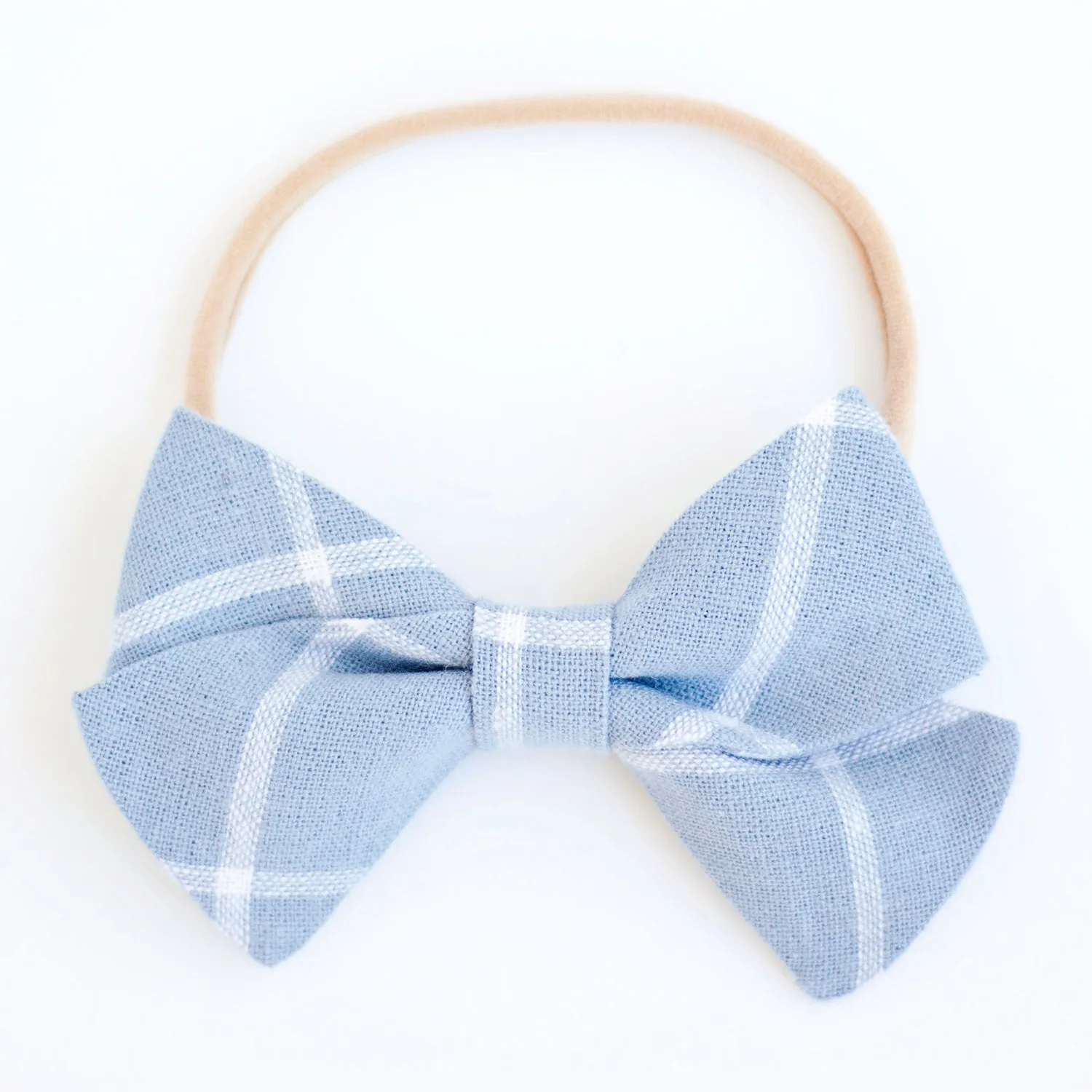 Boy's Necktie / Chambray Linen Window Pane