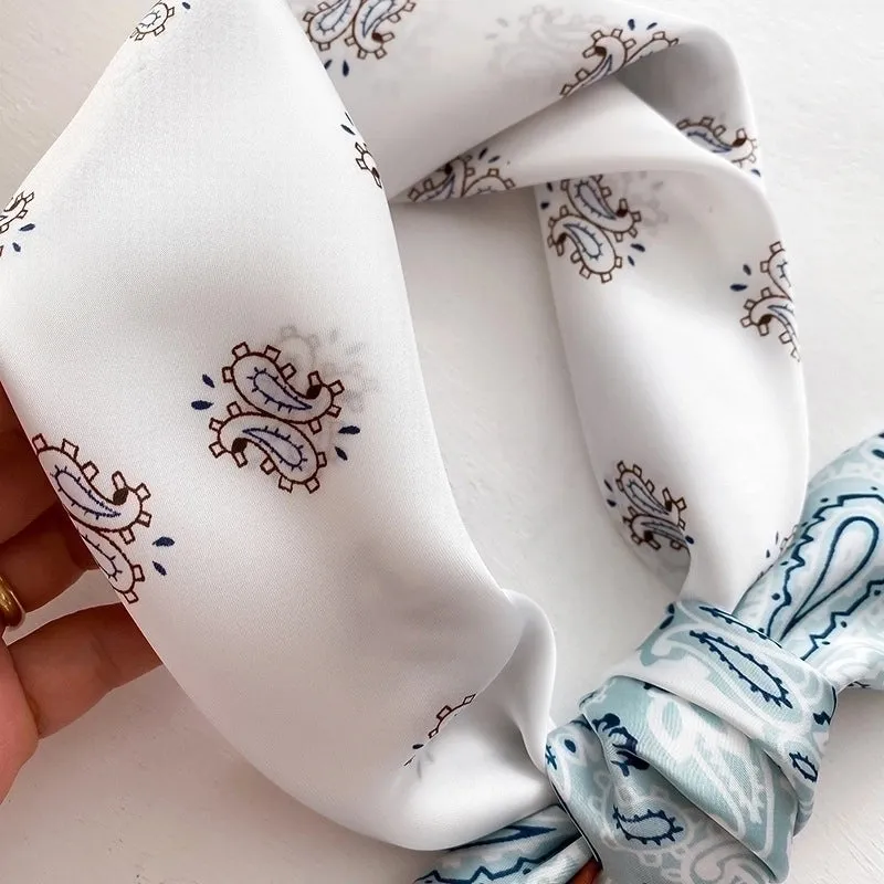 Cashew Flower Retro Fashion Silk Square Scarf