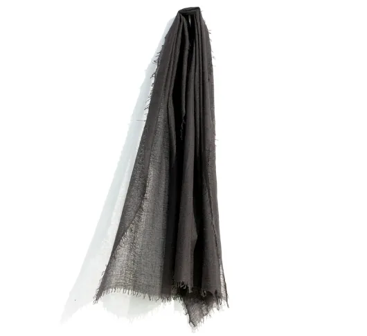 Cashmere Whisper Scarf in Black