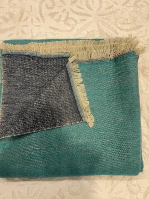 Cashmere Wrap/Throw/Blanket - Ocean Lake