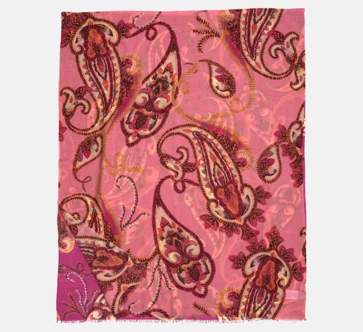 Echo - Paisley Split Color in Dahlia