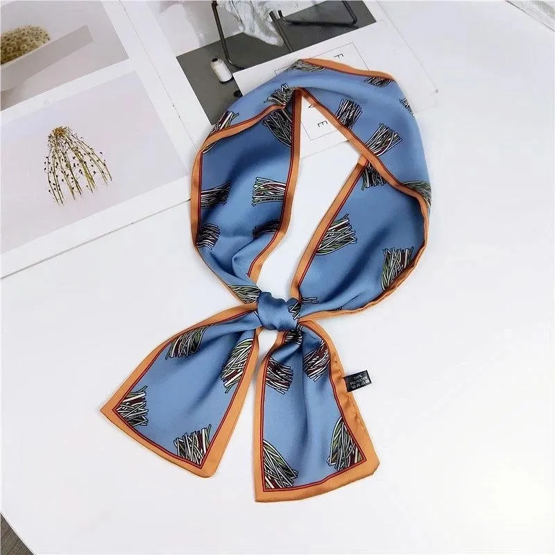 Fashion Double-sided Flat-length Long Scarf Scarf Nhmn138601