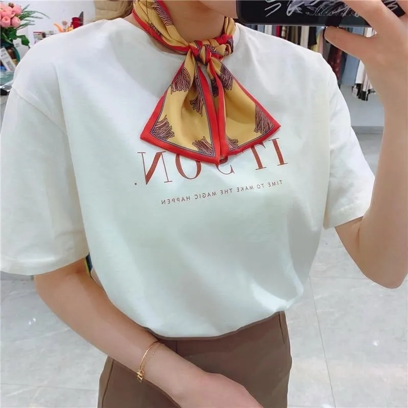 Fashion Double-sided Flat-length Long Scarf Scarf Nhmn138601