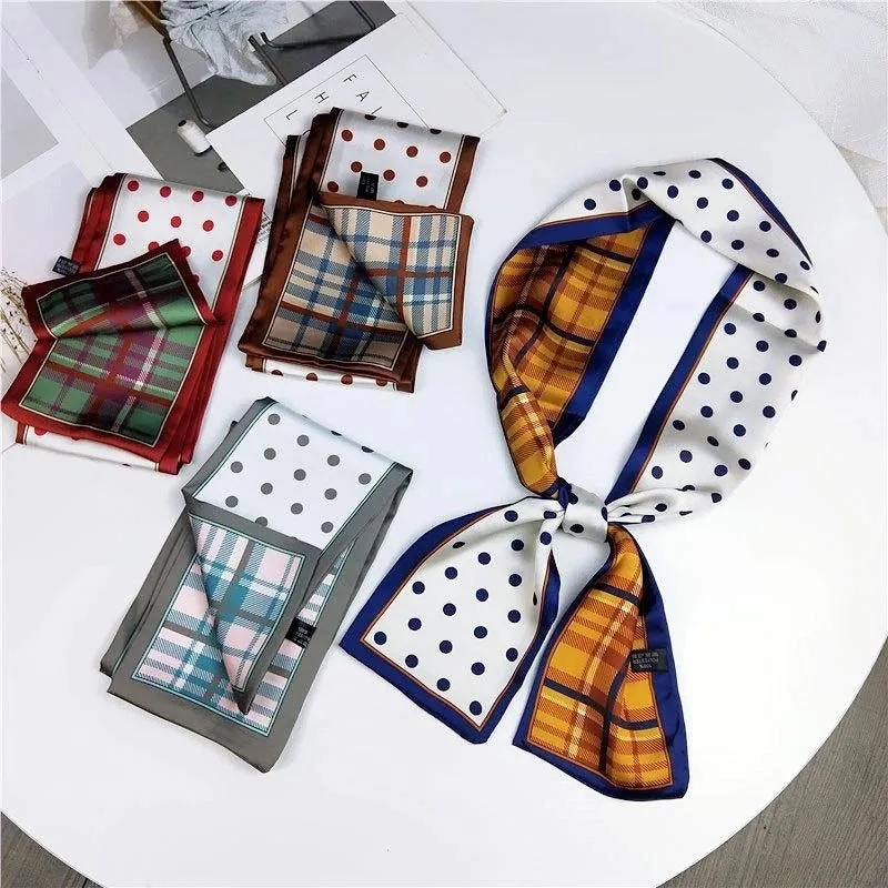 Fashion Double-sided Flat-length Long Scarf Scarf Nhmn138601