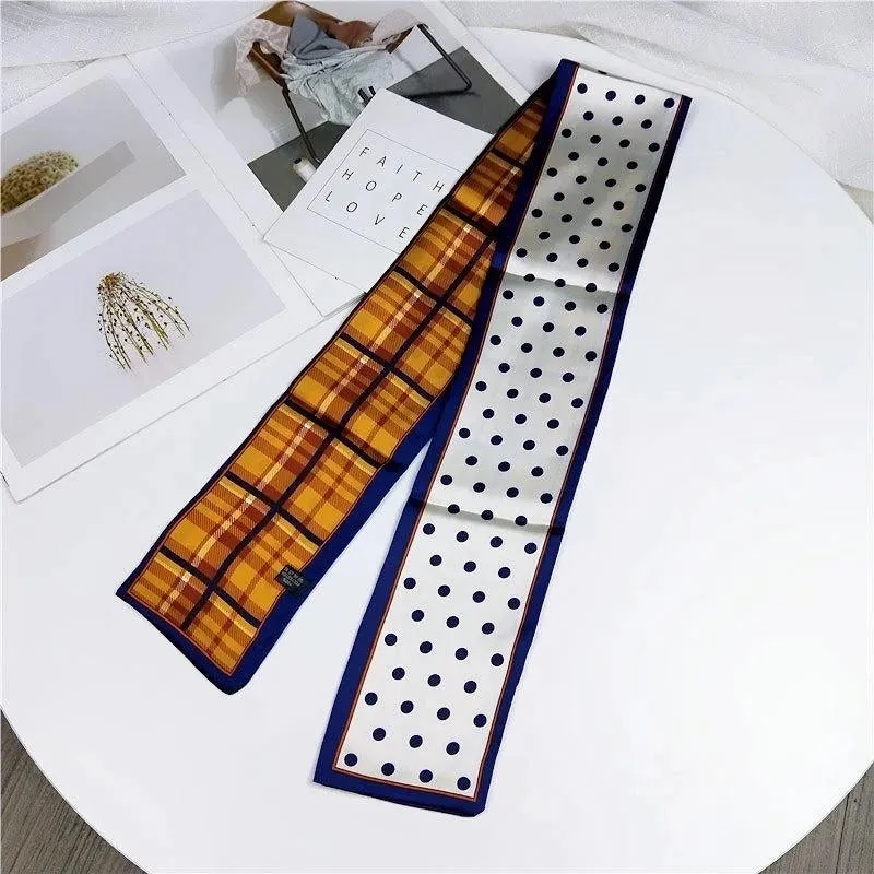 Fashion Double-sided Flat-length Long Scarf Scarf Nhmn138601