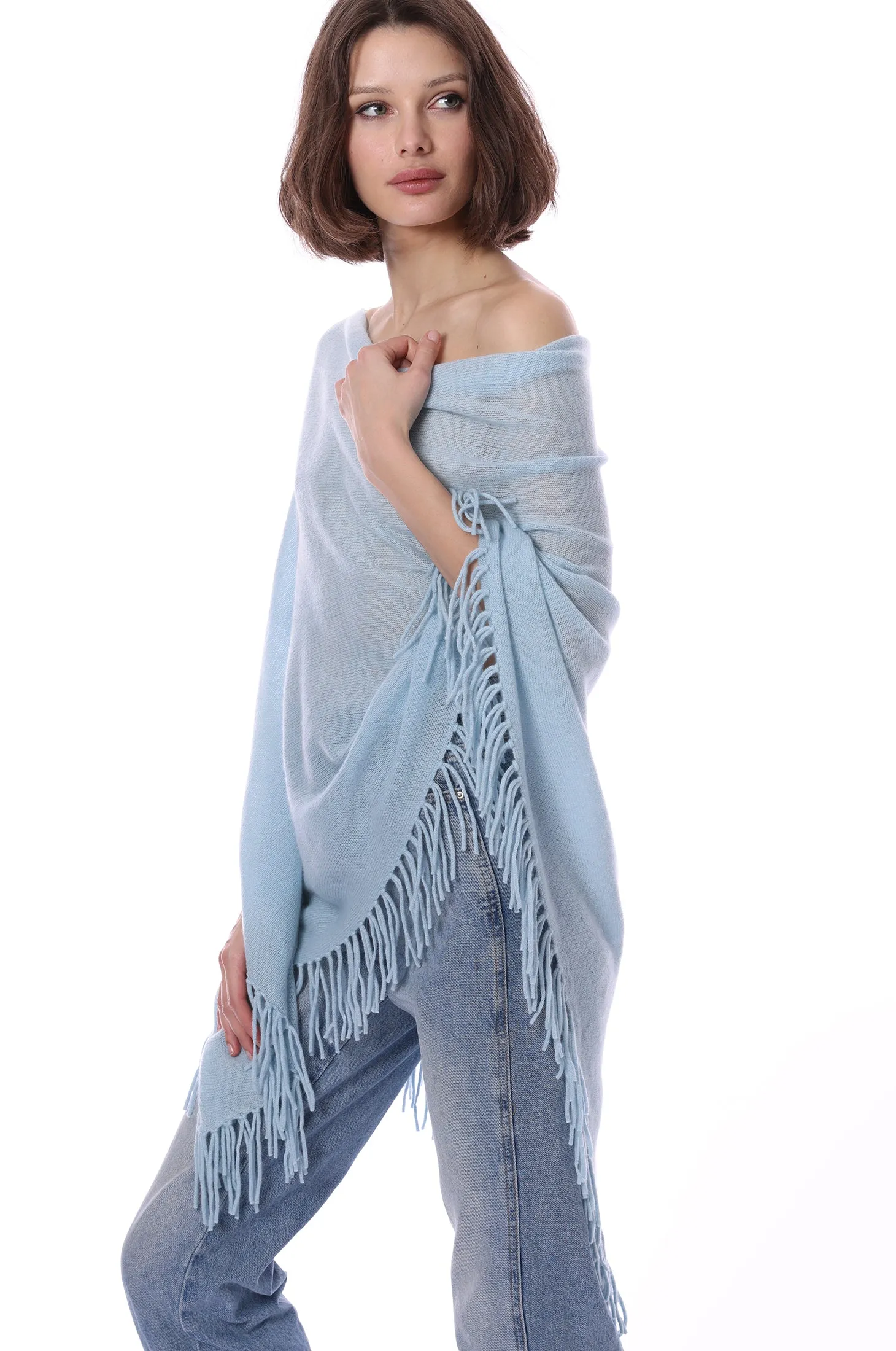 FRINGE RUANA