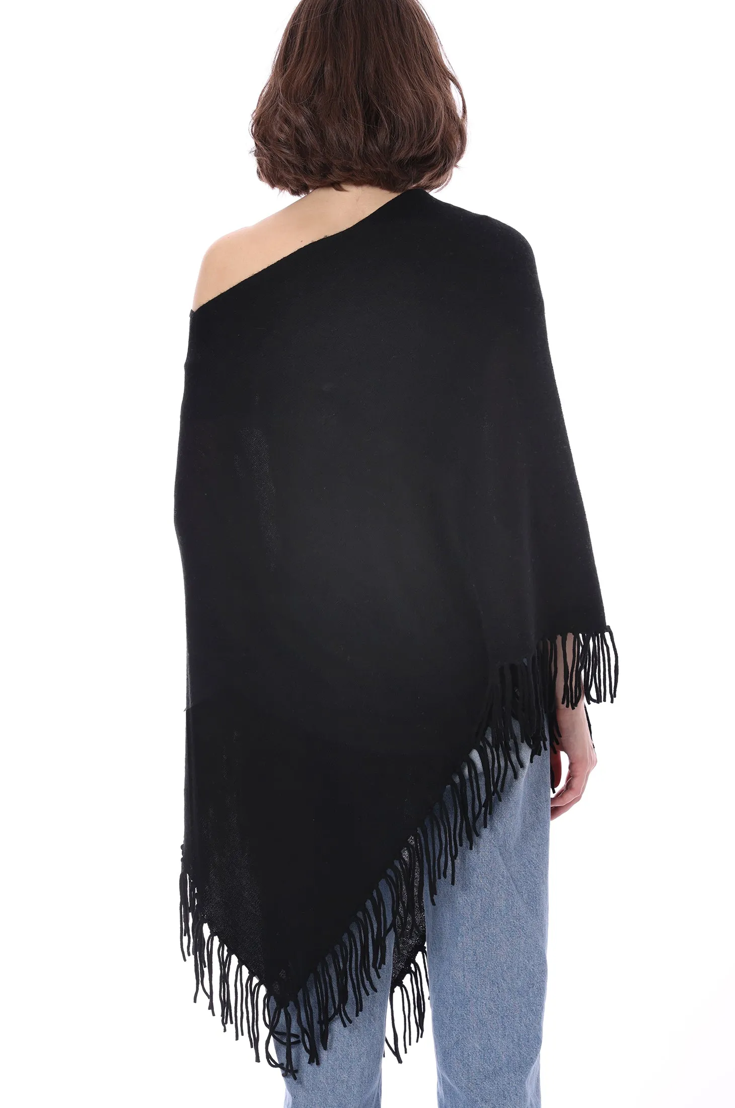 FRINGE RUANA