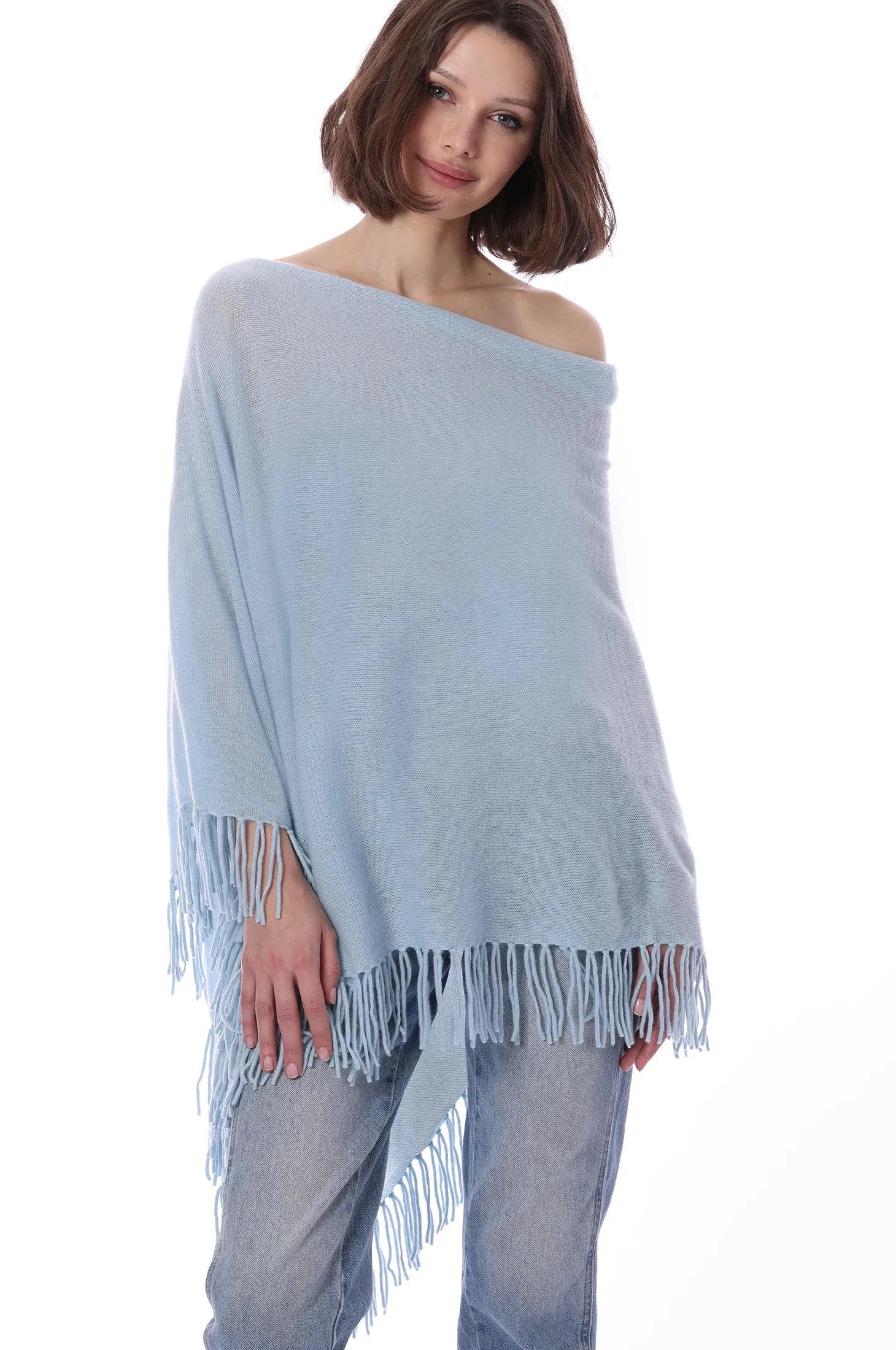 FRINGE RUANA