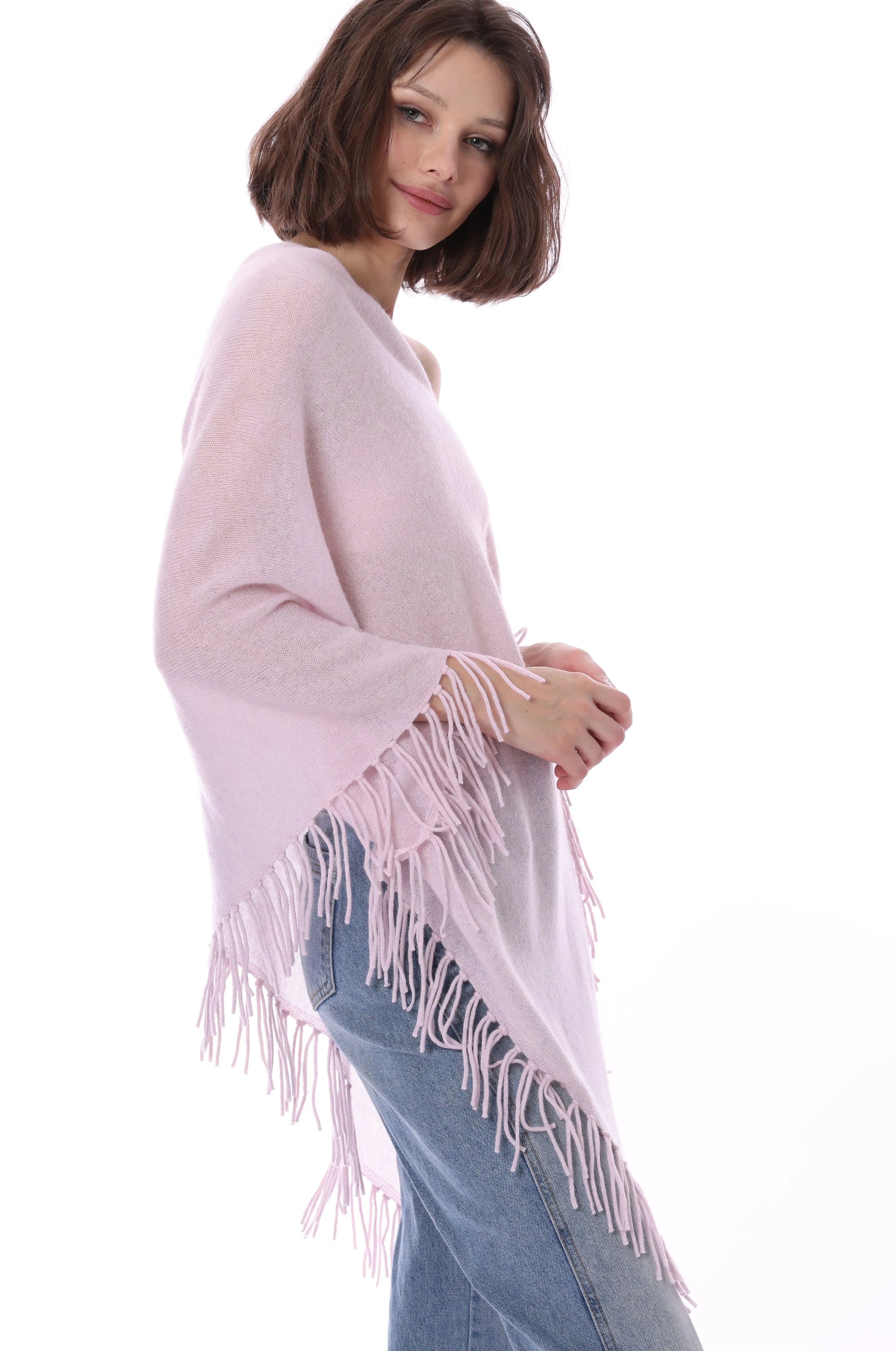 FRINGE RUANA