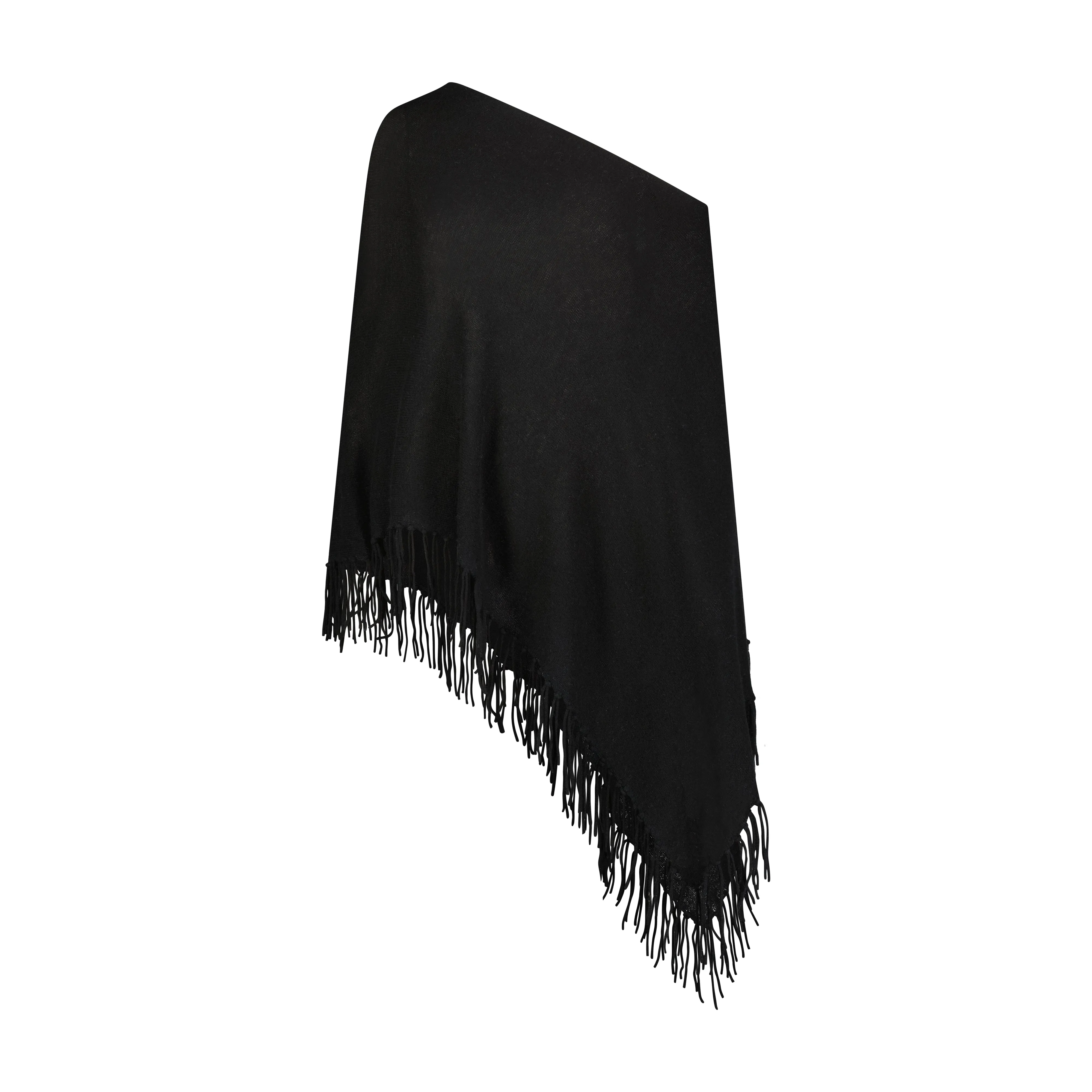 FRINGE RUANA