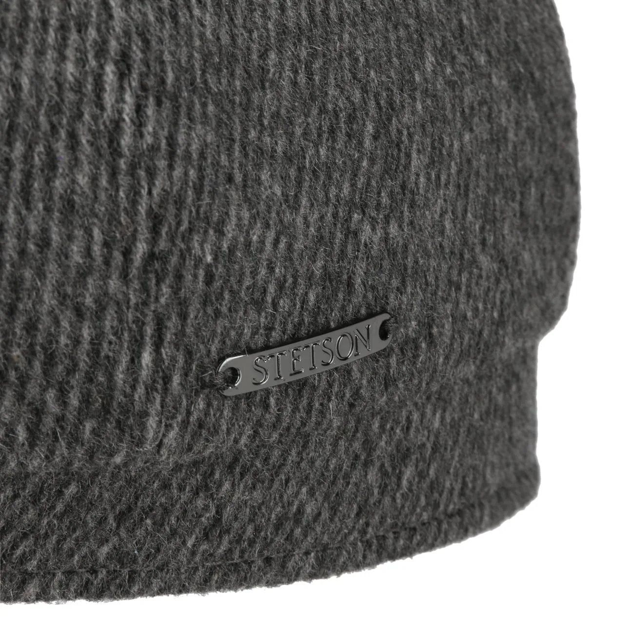 Hatteras Soft Herringbone Newsboy Cap by Stetson