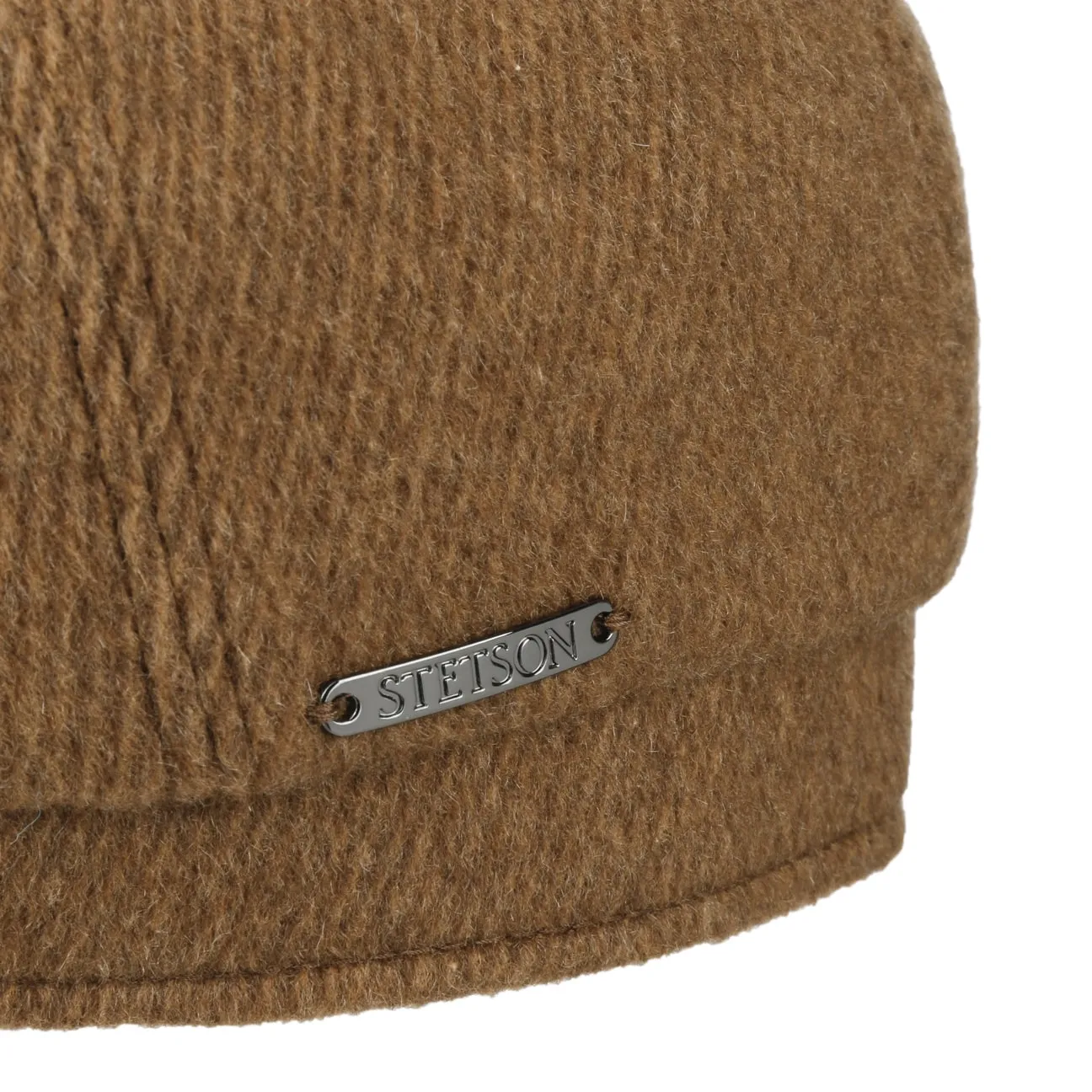 Hatteras Soft Herringbone Newsboy Cap by Stetson
