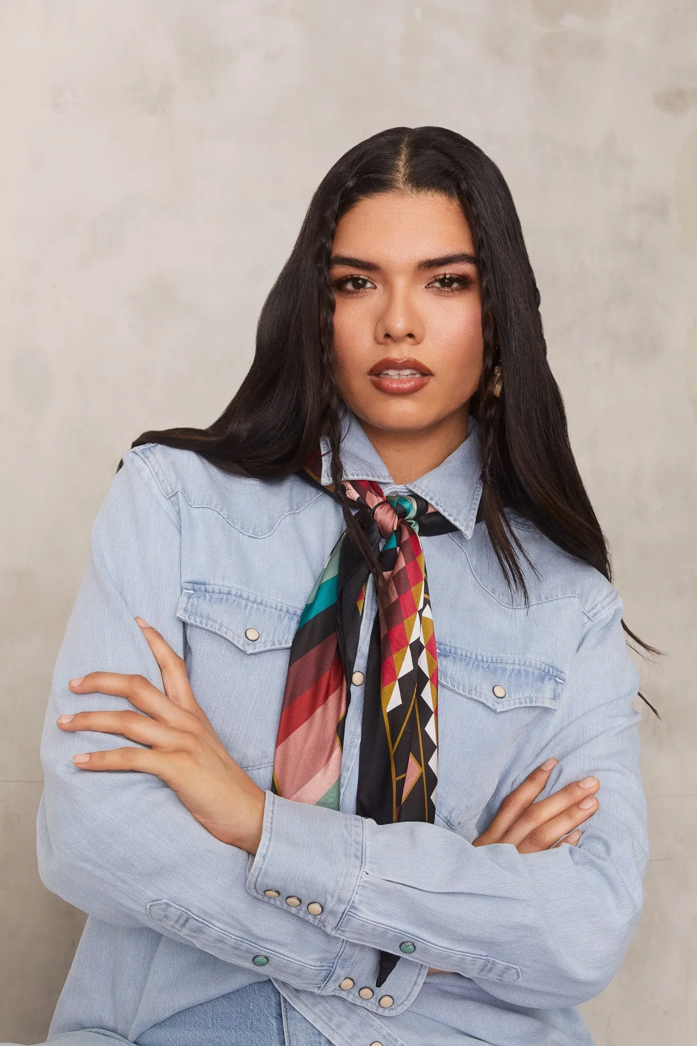 Indigenous Beauty Silk Scarf