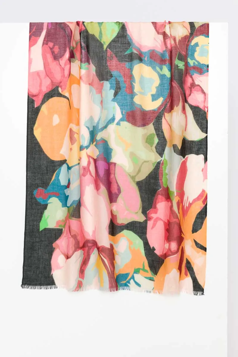 Kinross | 50% Silk/50% Cashmere | Woven Print Scarf | Women's