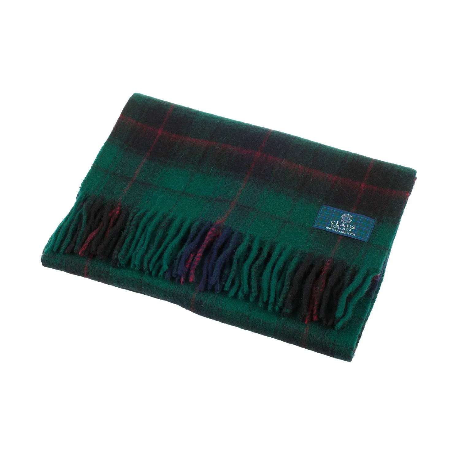 Lambswool Scottish Tartan Clan Scarf  Davidson