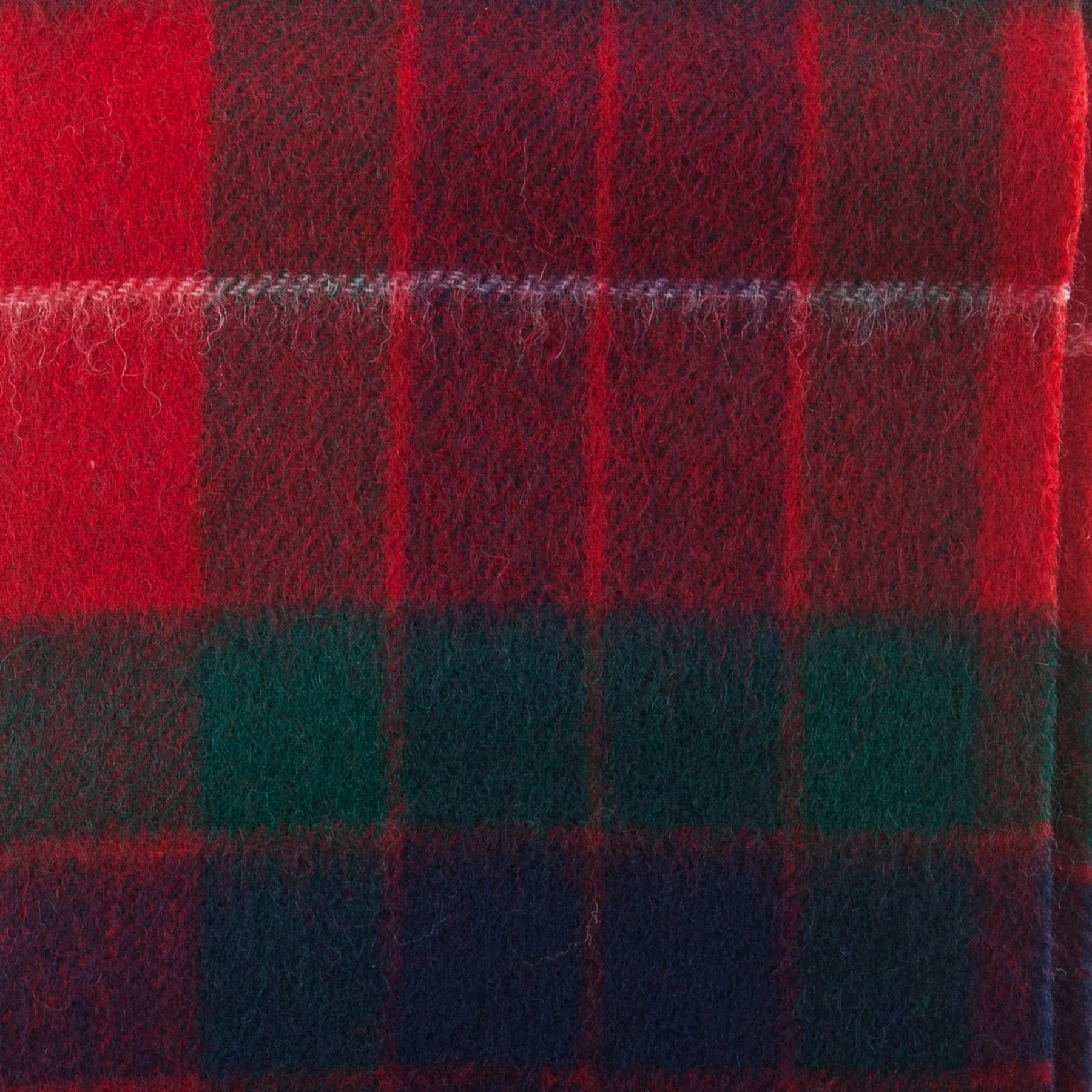 Lambswool Scottish Tartan Clan Scarf  Fraser Red
