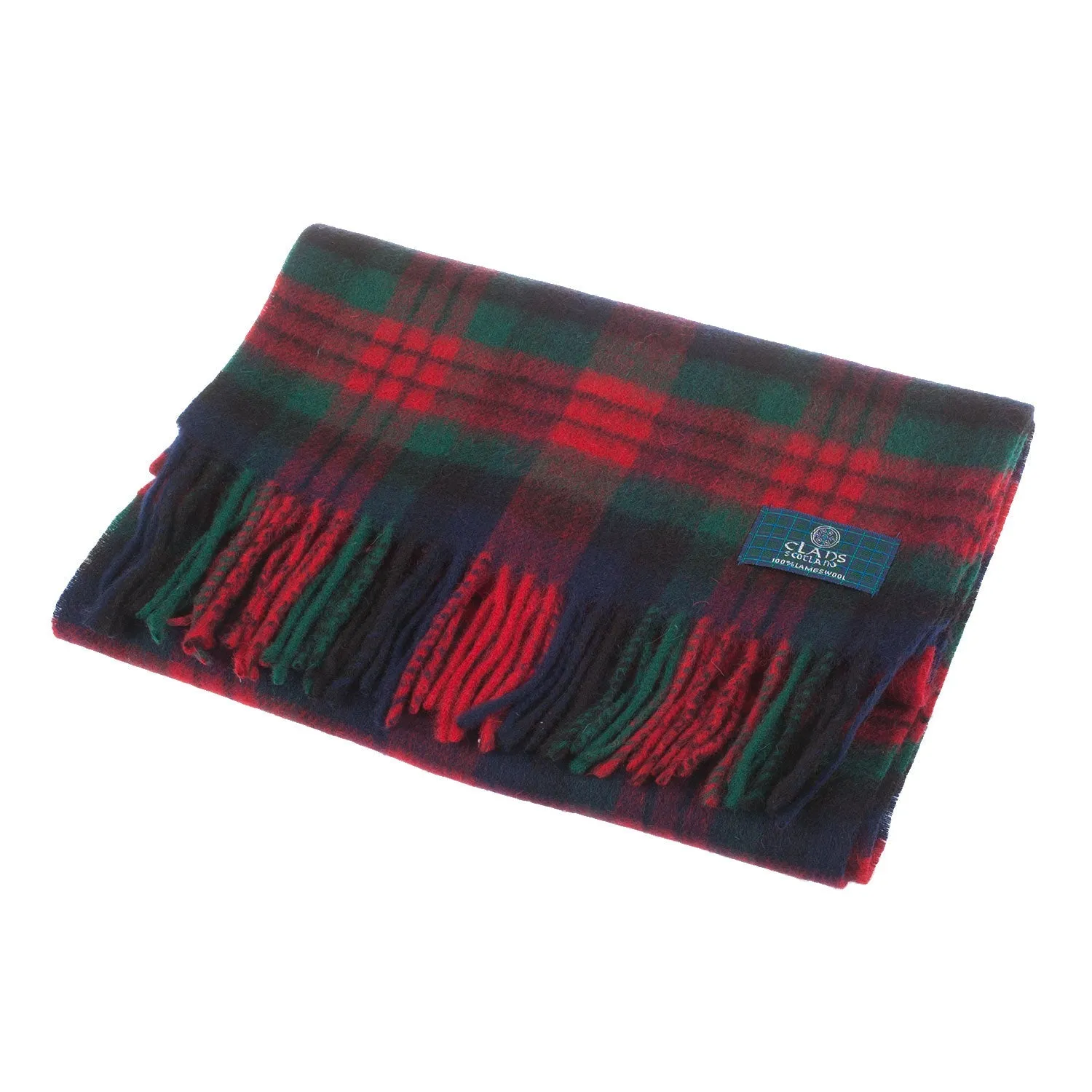 Lambswool Scottish Tartan Clan Scarf  Macduff