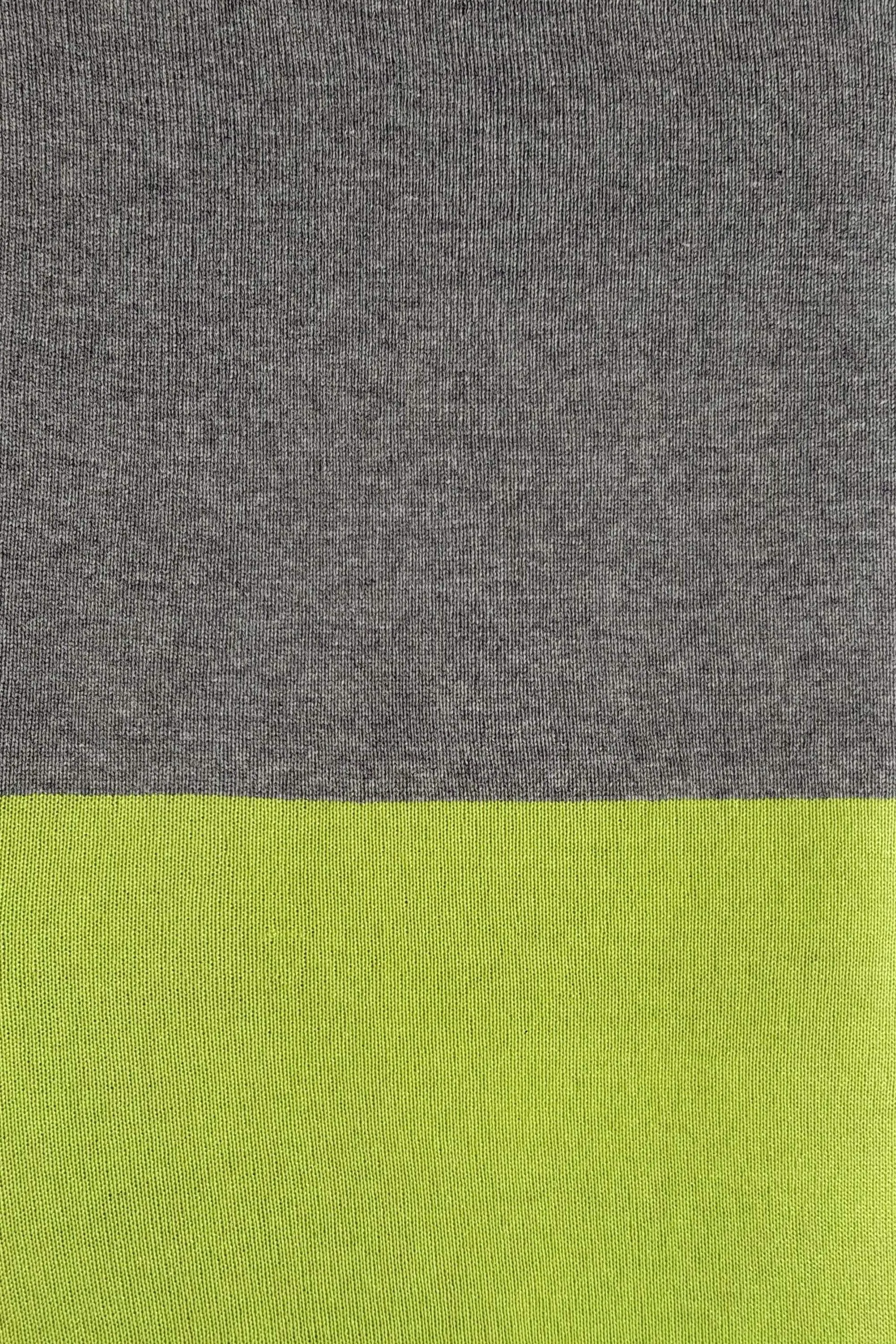 Lime Green & Grey Two Tone Wrap