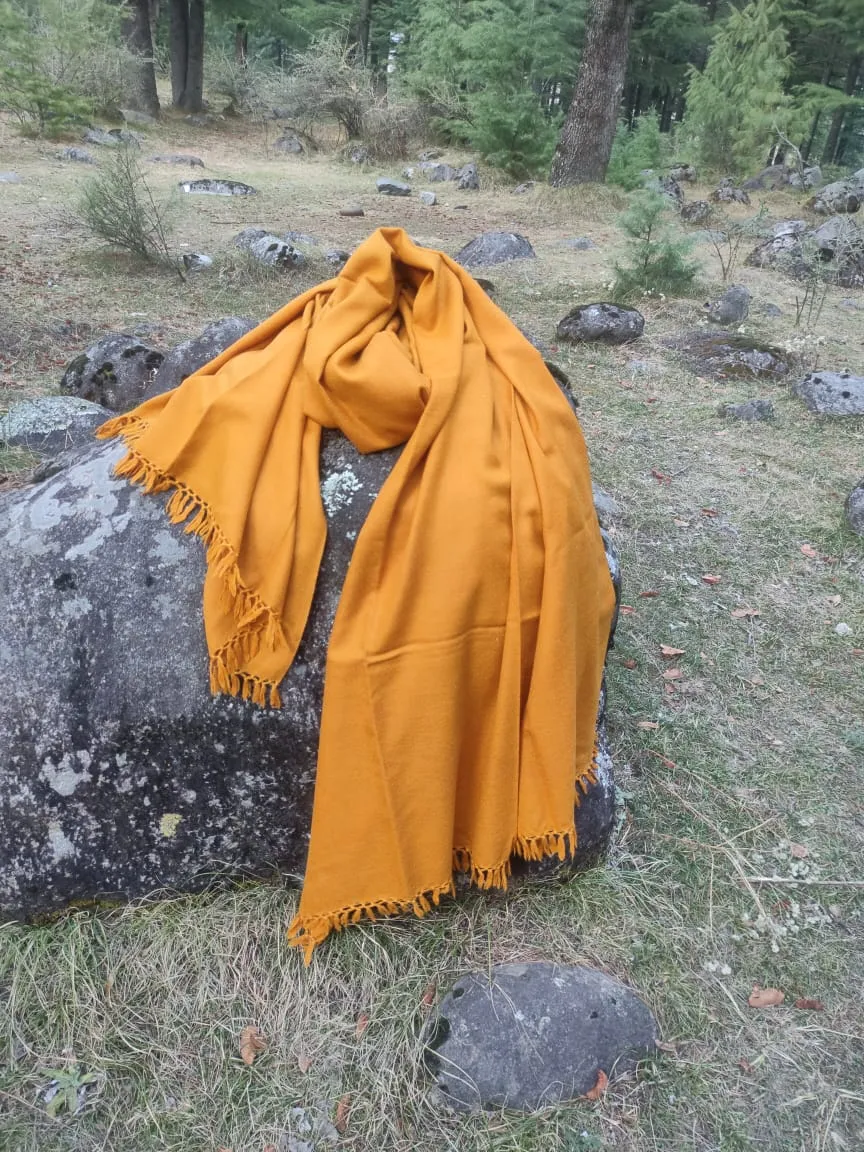 Long wool scarf