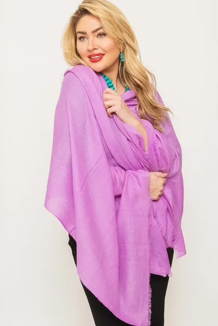 Luxury Light Cashmere Shawl -  Winter Sale 50% Off - At checkout use code Winter50%