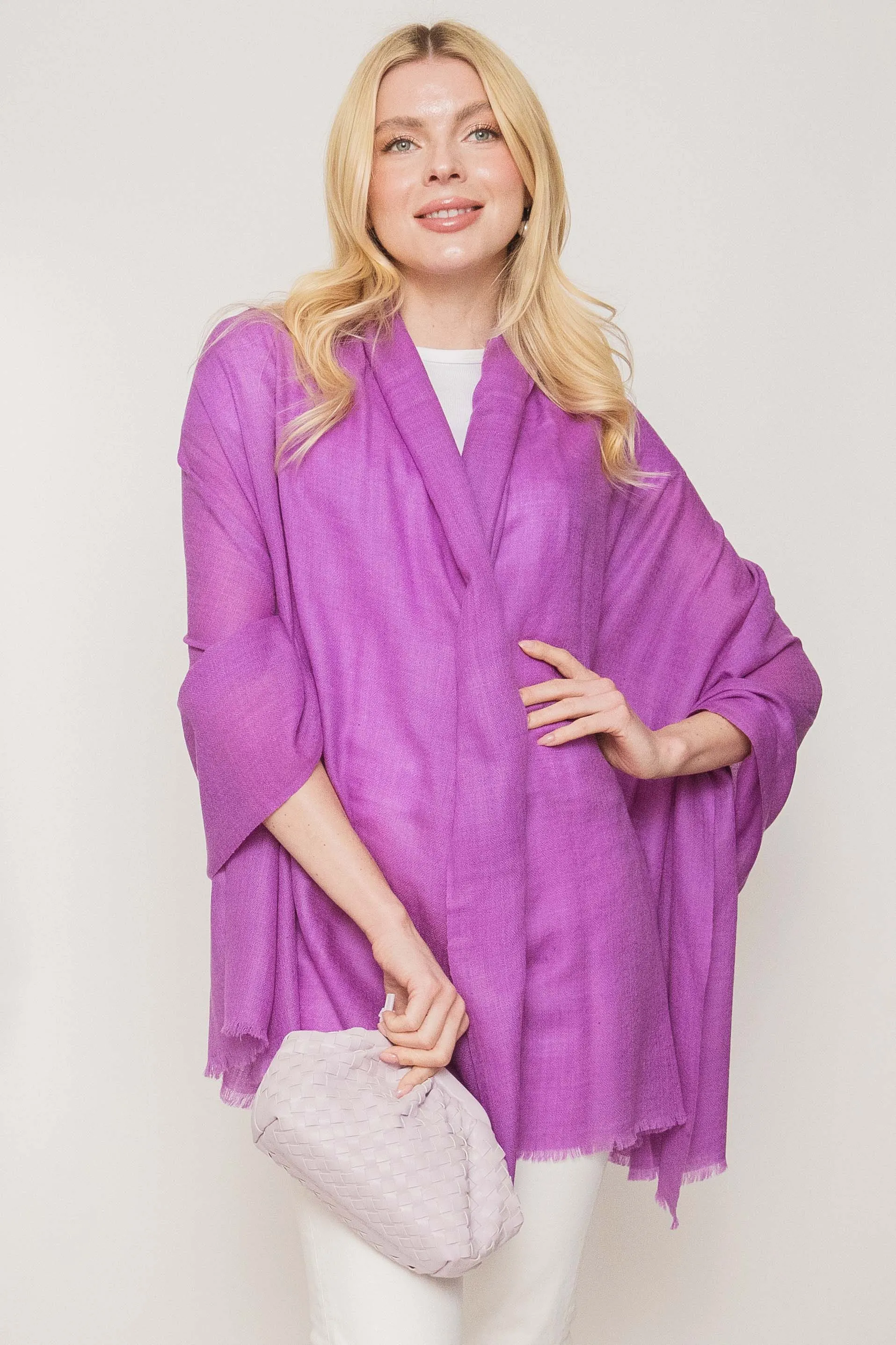 Luxury Light Cashmere Shawl -  Winter Sale 50% Off - At checkout use code Winter50%