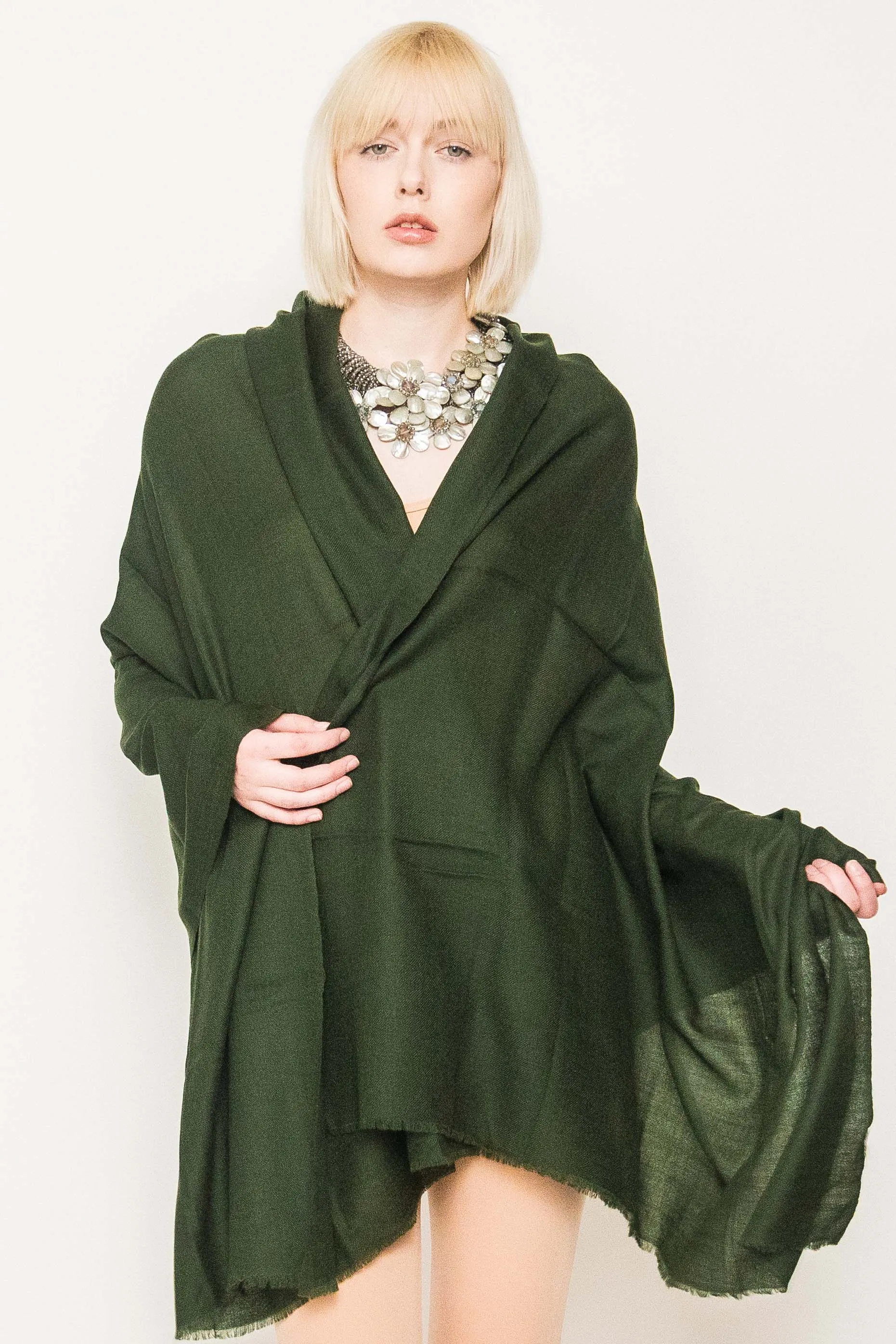 Luxury Light Cashmere Shawl -  Winter Sale 50% Off - At checkout use code Winter50%
