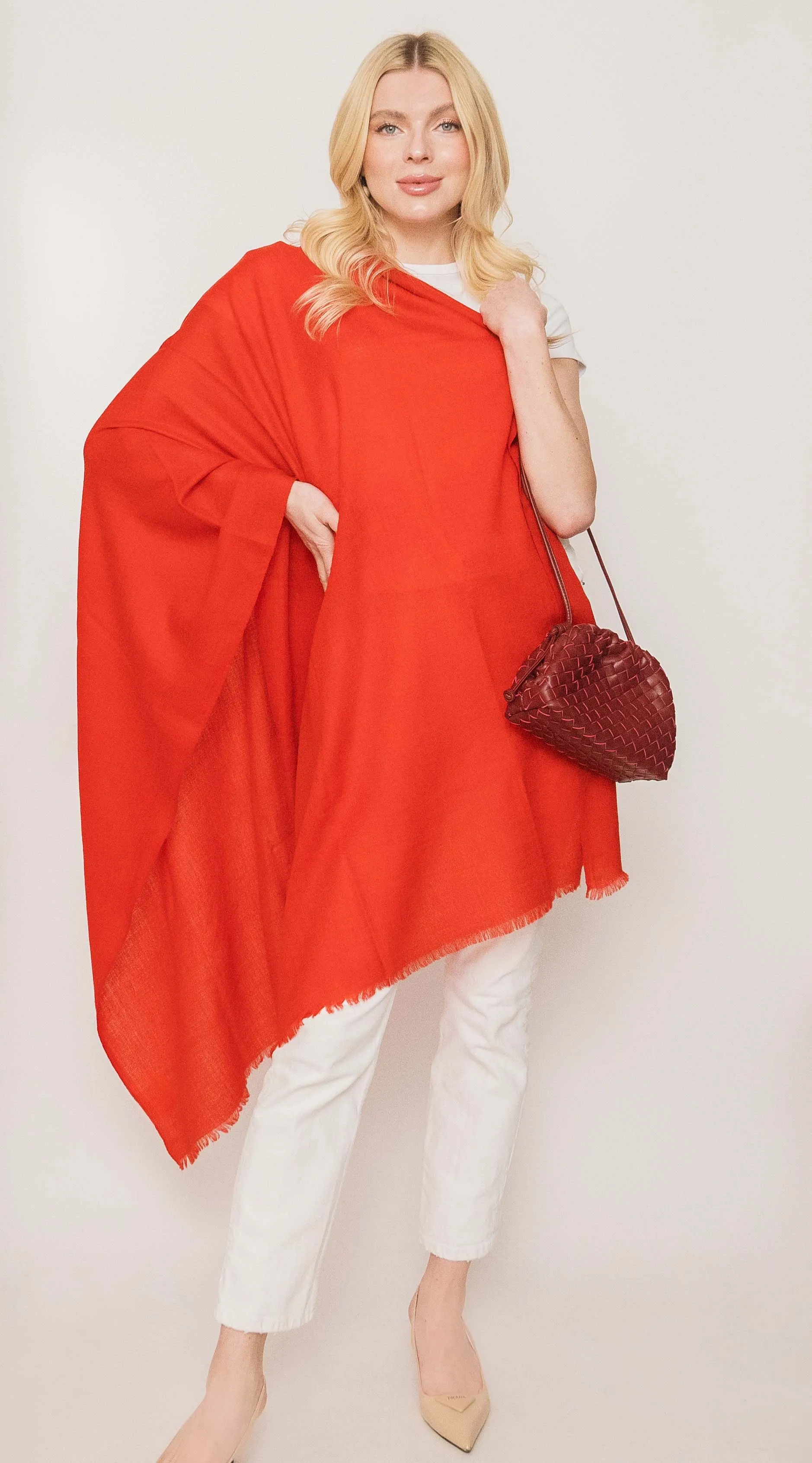 Luxury Light Cashmere Shawl -  Winter Sale 50% Off - At checkout use code Winter50%