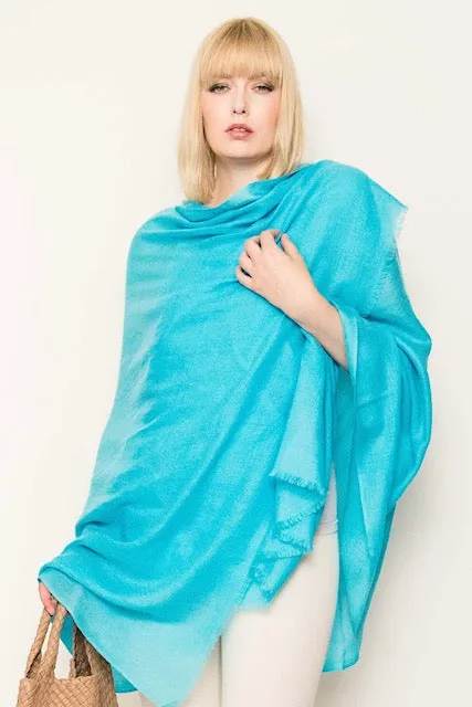 Luxury Light Cashmere Shawl -  Winter Sale 50% Off - At checkout use code Winter50%