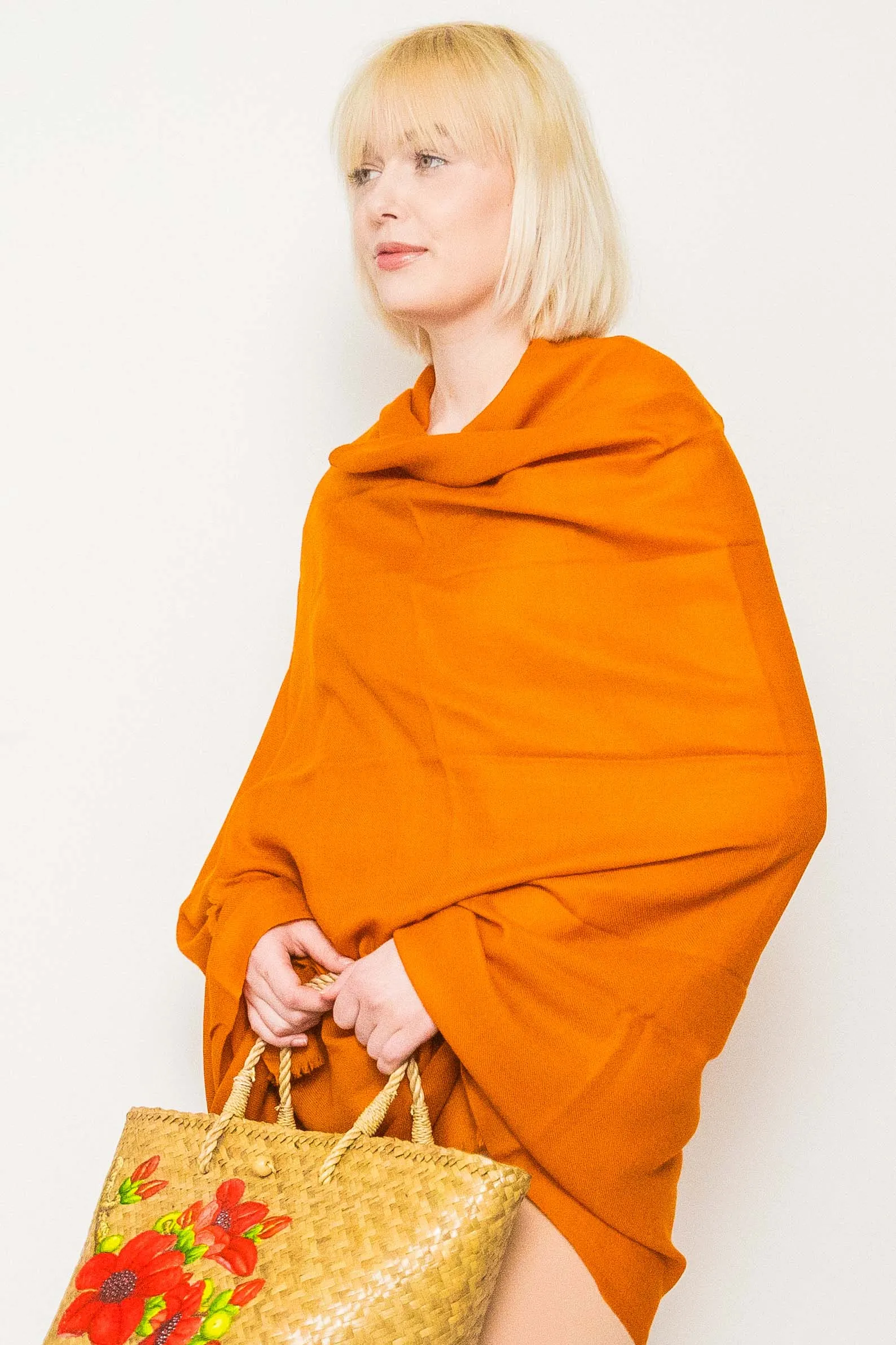 Luxury Light Cashmere Shawl -  Winter Sale 50% Off - At checkout use code Winter50%