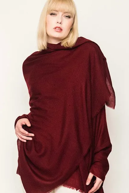 Luxury Light Cashmere Shawl -  Winter Sale 50% Off - At checkout use code Winter50%