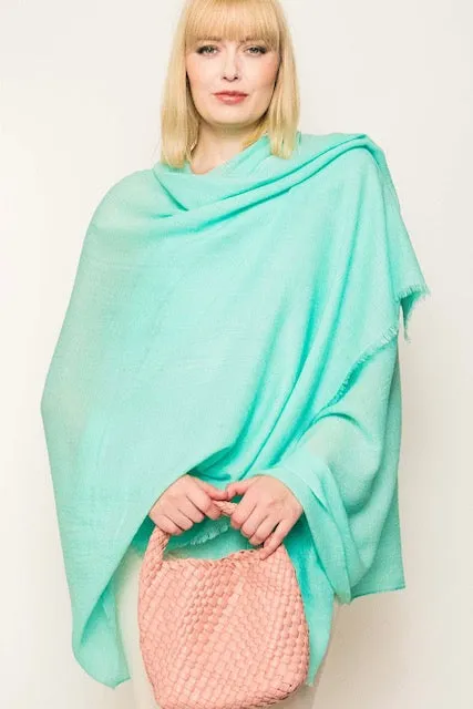 Luxury Light Cashmere Shawl -  Winter Sale 50% Off - At checkout use code Winter50%