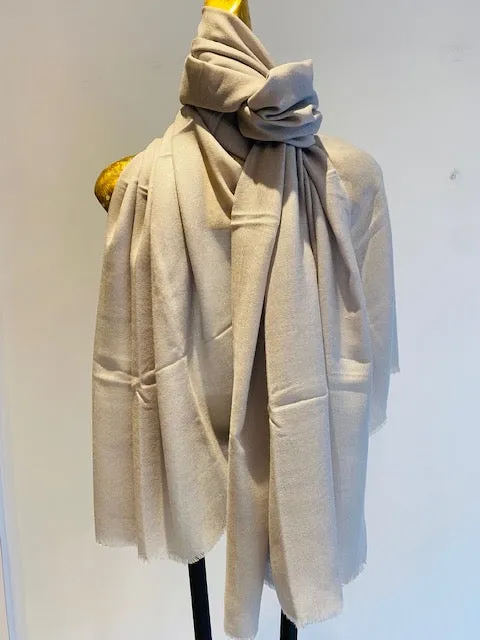 Luxury Light Cashmere Shawl -  Winter Sale 50% Off - At checkout use code Winter50%