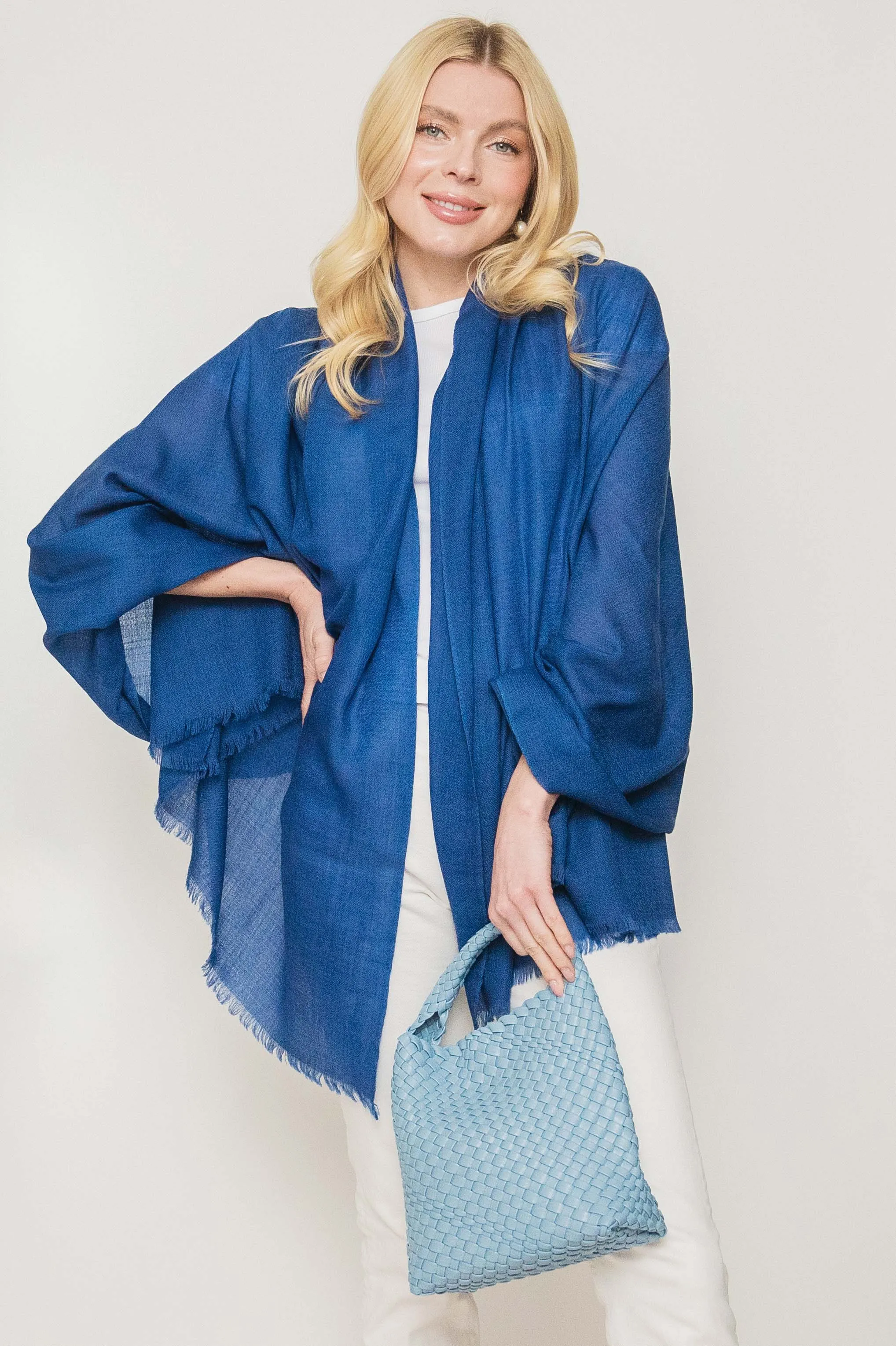 Luxury Light Cashmere Shawl -  Winter Sale 50% Off - At checkout use code Winter50%