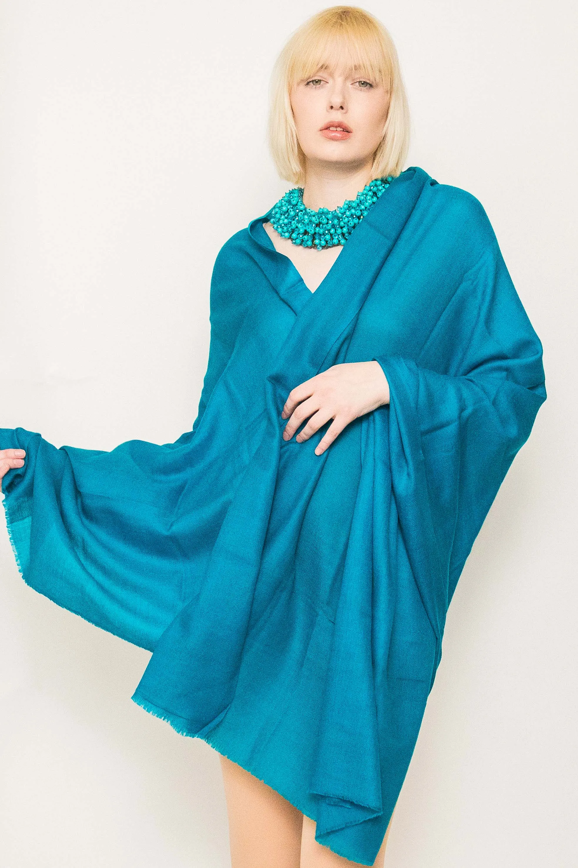 Luxury Light Cashmere Shawl -  Winter Sale 50% Off - At checkout use code Winter50%