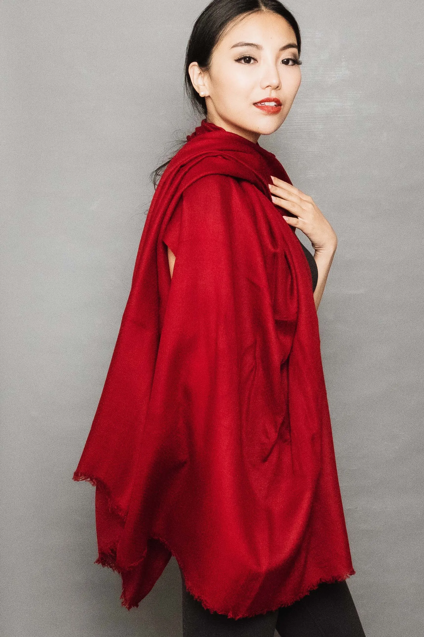 Luxury Light Cashmere Shawl -  Winter Sale 50% Off - At checkout use code Winter50%