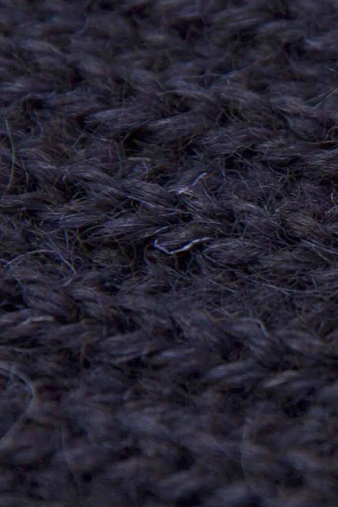 Navy Knitted Scarf