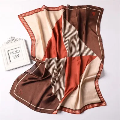 Nellou Luxury Brand Silk Scarf