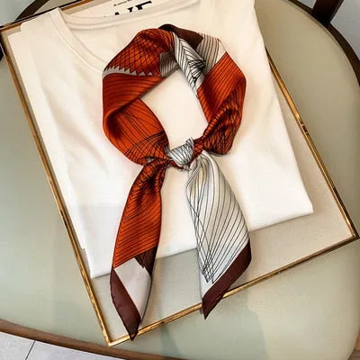 Nellou Luxury Brand Silk Scarf