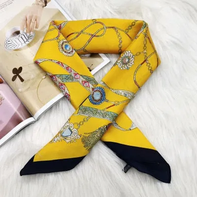 Nellou Luxury Brand Silk Scarf