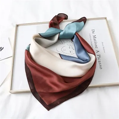 Nellou Luxury Brand Silk Scarf