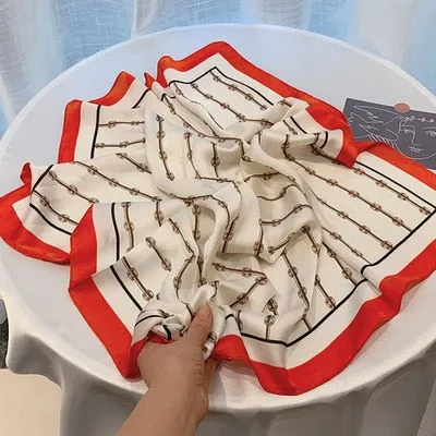 Nellou Luxury Brand Silk Scarf
