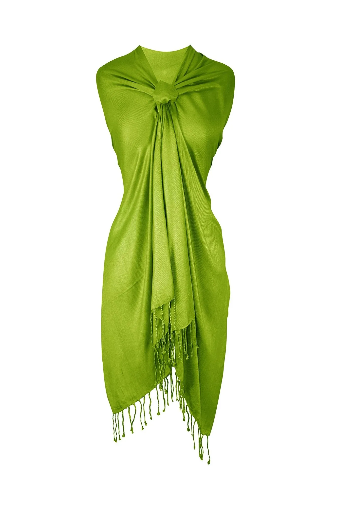 Olive Green Pashmina Shawl Wrap Scarf