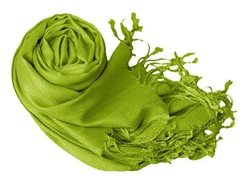 Olive Green Pashmina Shawl Wrap Scarf