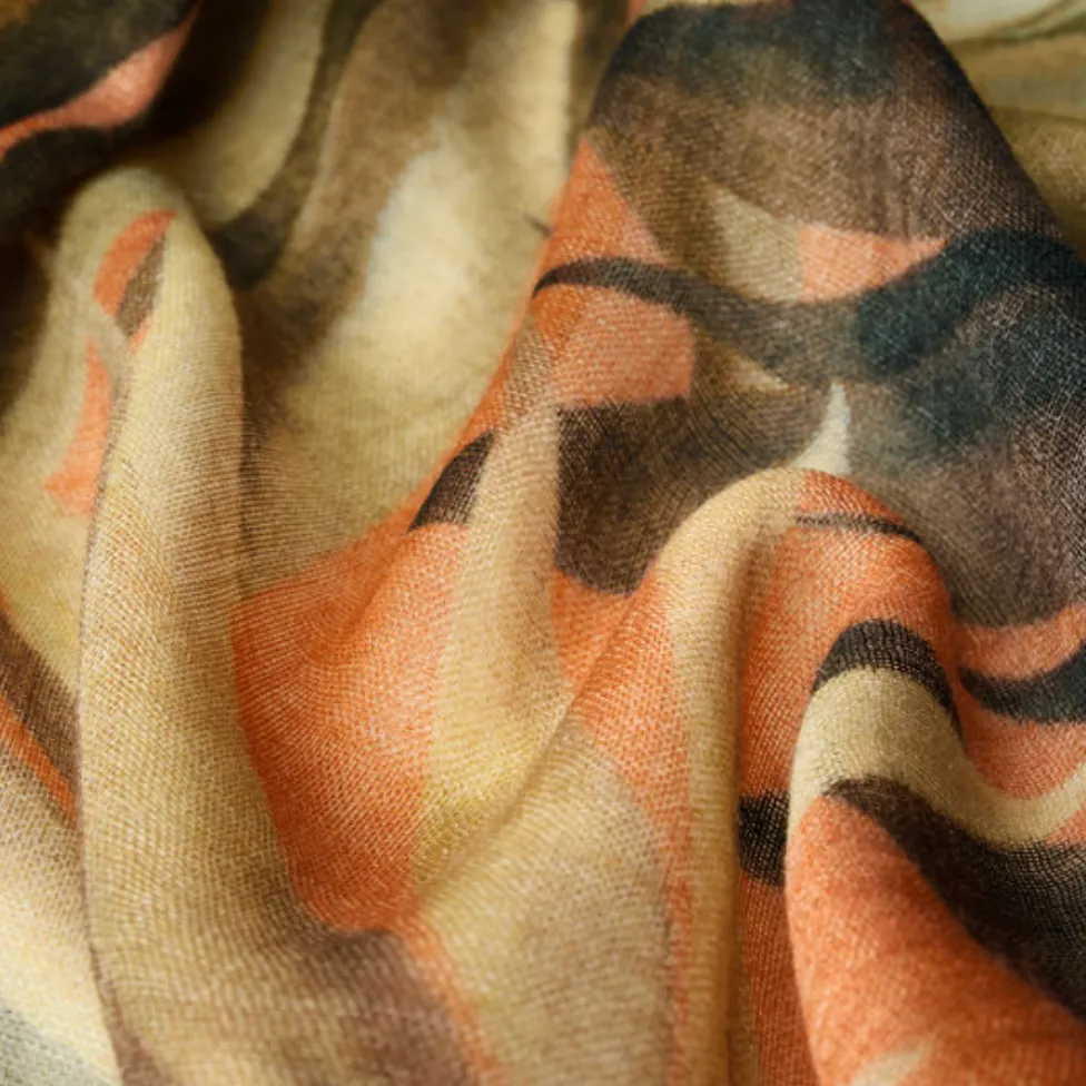 Palm Wool Scarf
