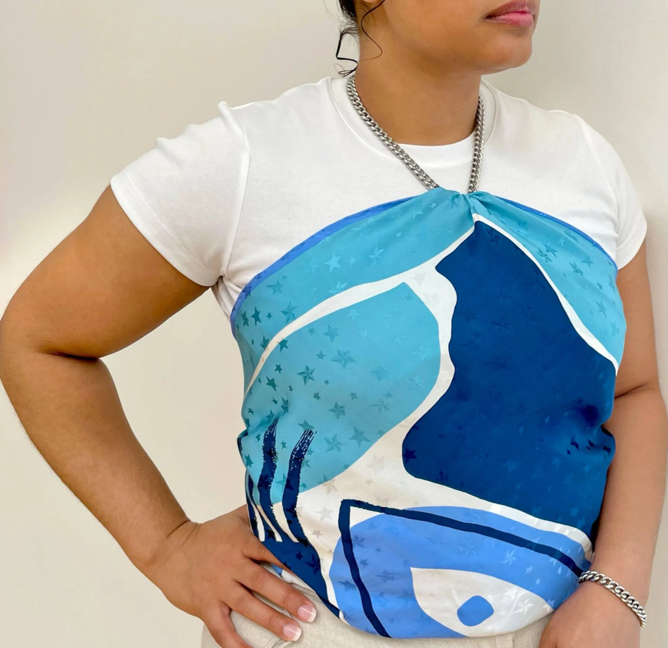 PISCES SILK SCARF - CHLOE FREMANTLE